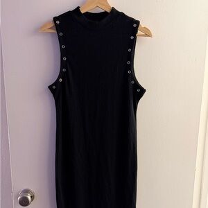 Cotton On Black Sleeveless Midi Dress